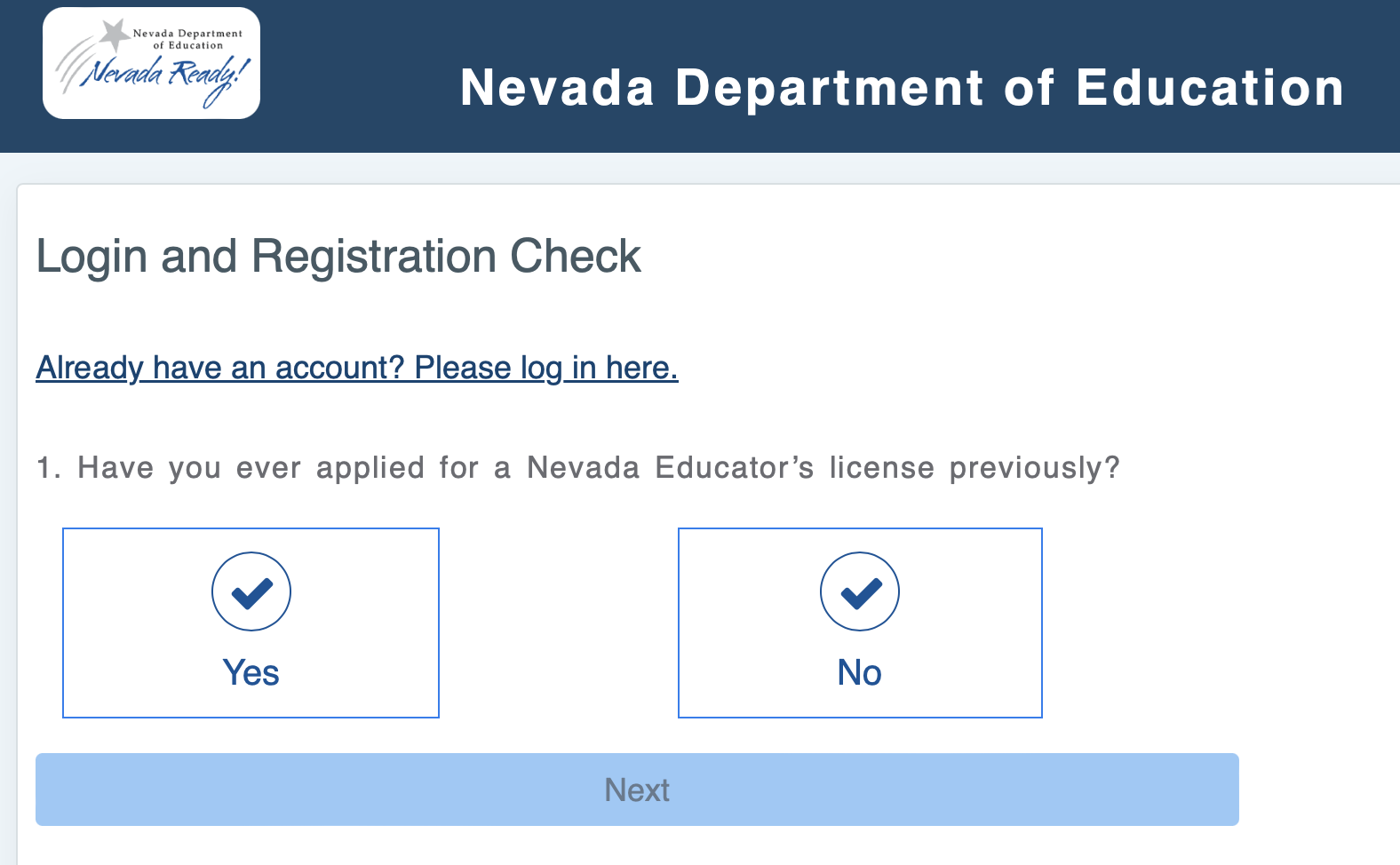 Nevada Guide to Register for an OPAL Account | Senya